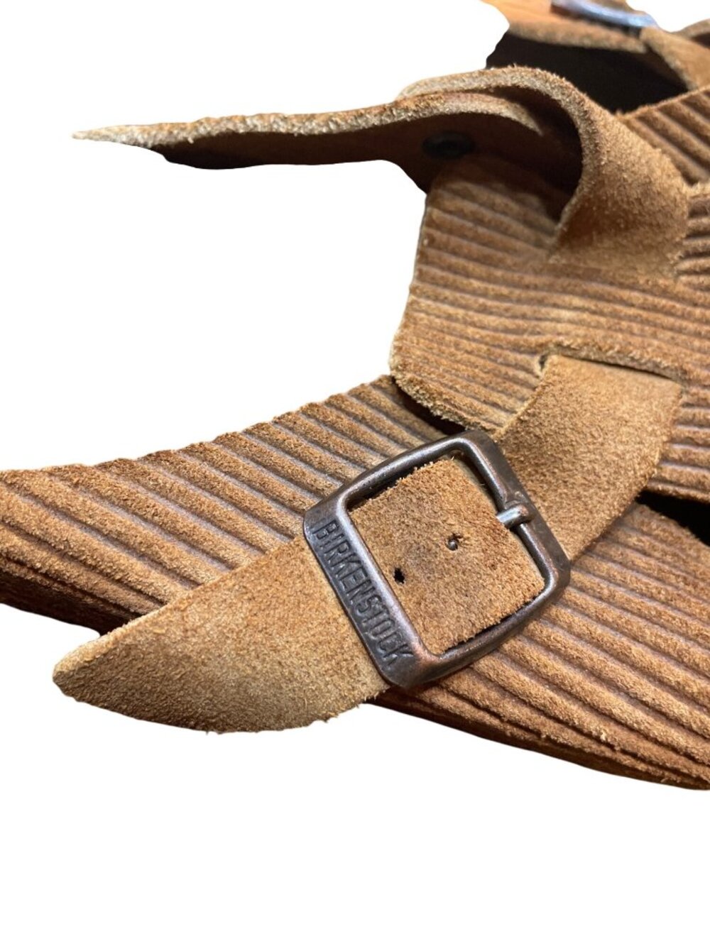 Birkenstock Boston brown suede cordoroy clogs sandals sz 38/8.5 US SKU 10-392 - Picture 12 of 14